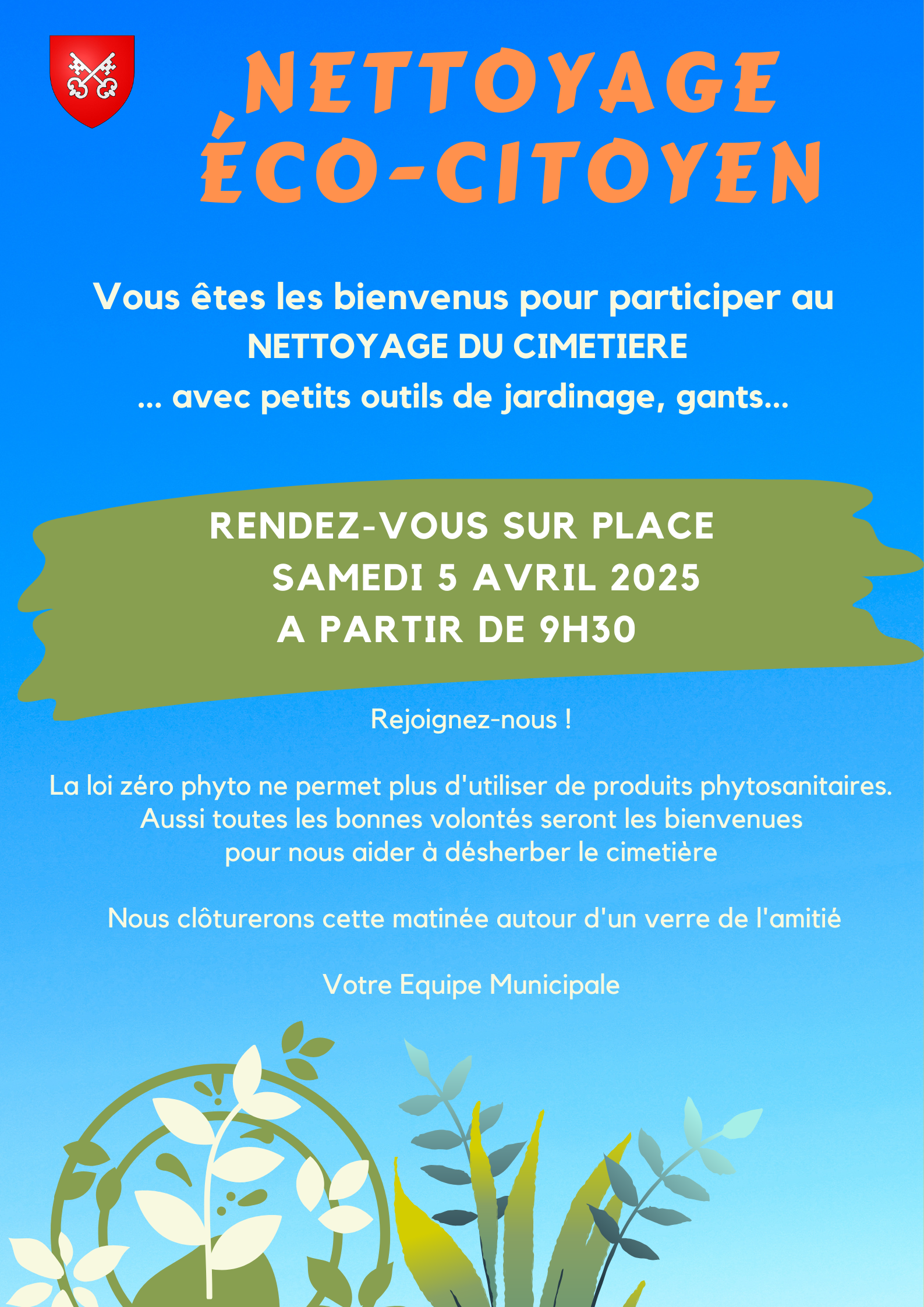 NETTOYAGE DU CIMETIERE