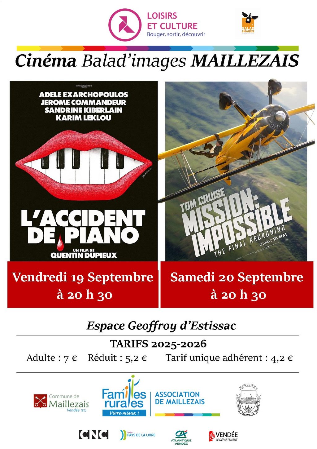CINEMA SEPTEMBRE