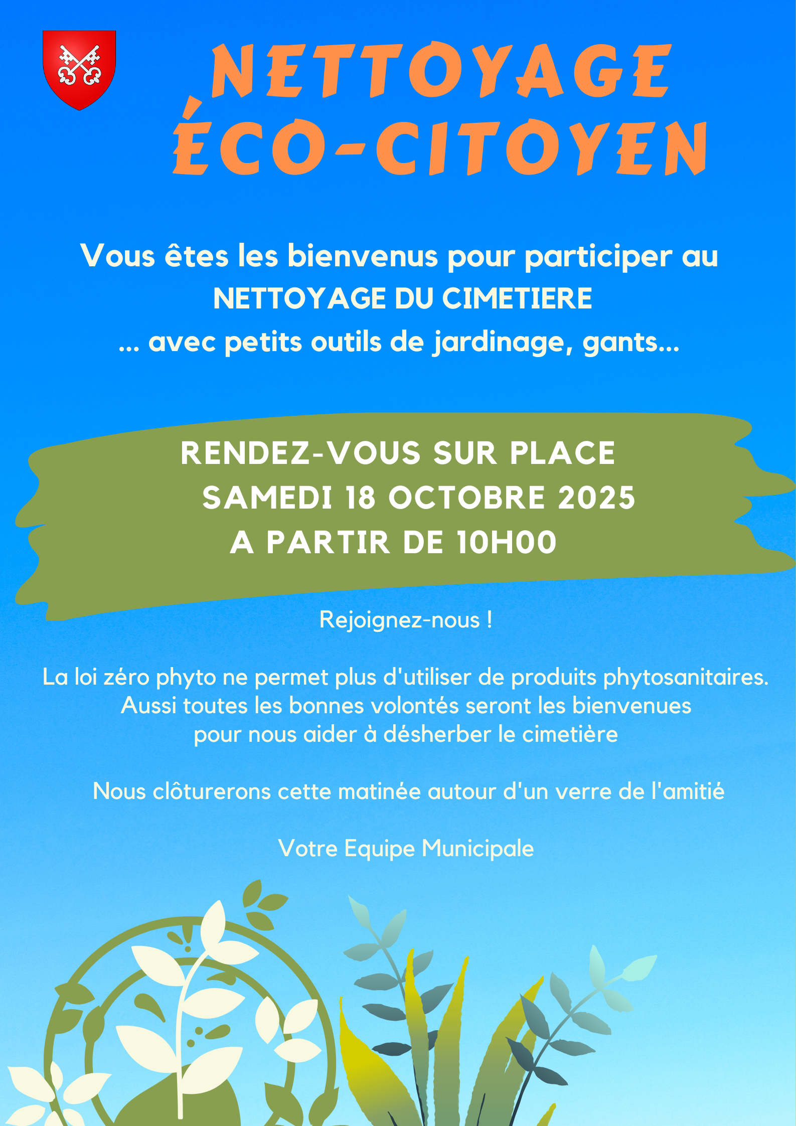 NETTOYAGE DU CIMETIERE