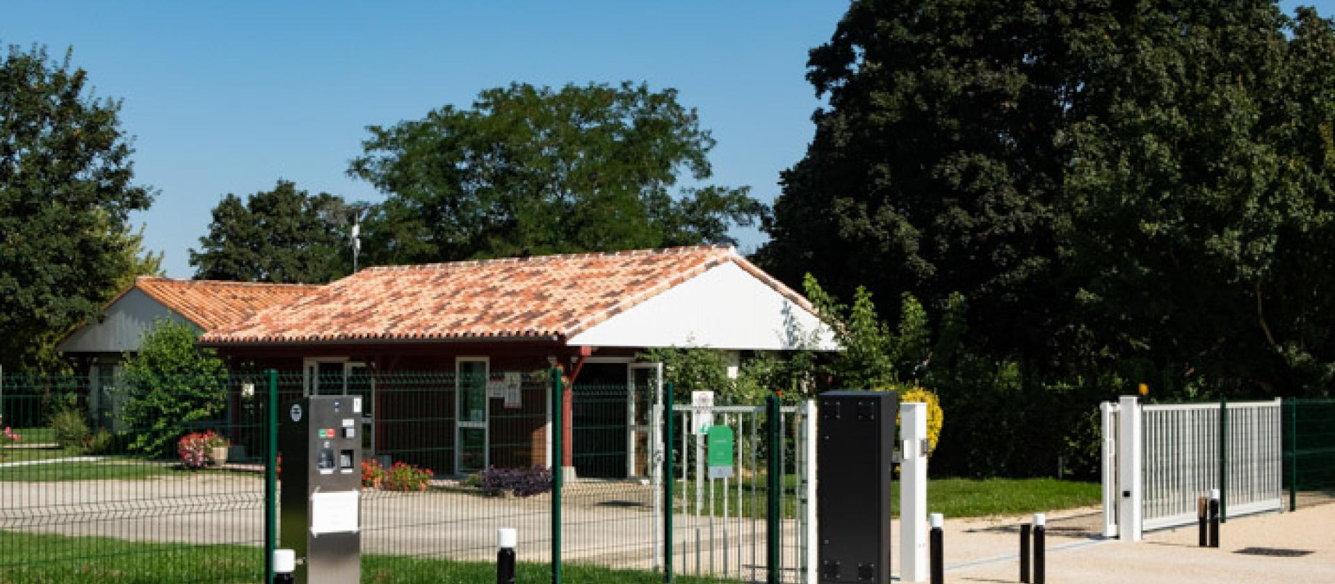 Entrée du camping